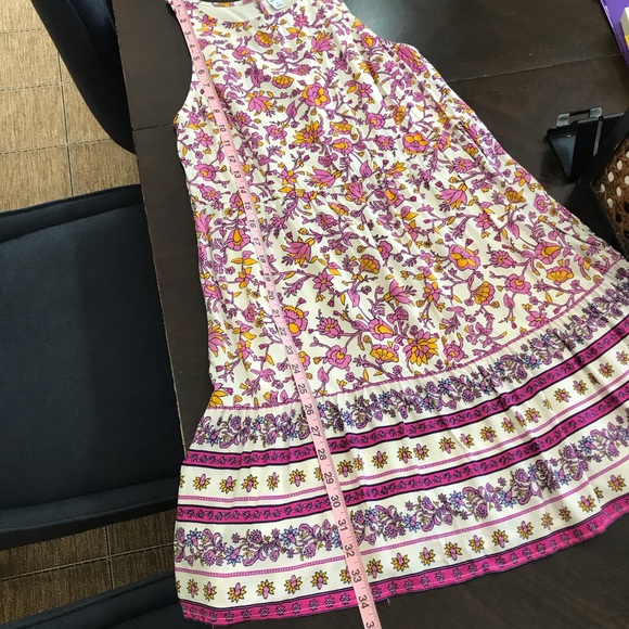 Old Navy pink and orange flower dress - Picture 5 of 7